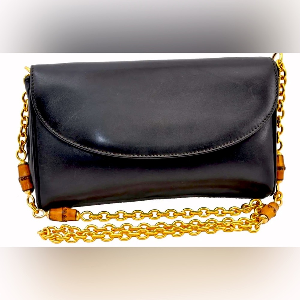GUCCI bamboo chain flap bag
